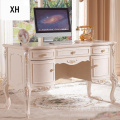 European custom solid wood desk desktop home computer desk hotel French white desk wholesale